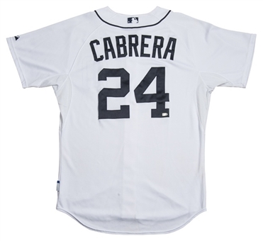 2014 Miguel Cabrera Game Used Fathers Day Photo Matched Jersey (MLB Authenticated)